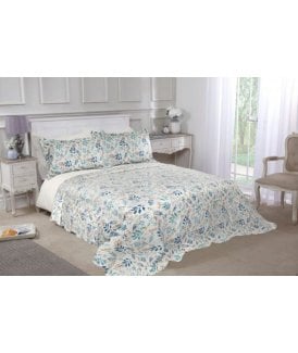 Elanor Collection Quilted Patchwork Bedspread Set
