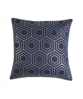 Element Collection Geometric Cushion Cover in Navy