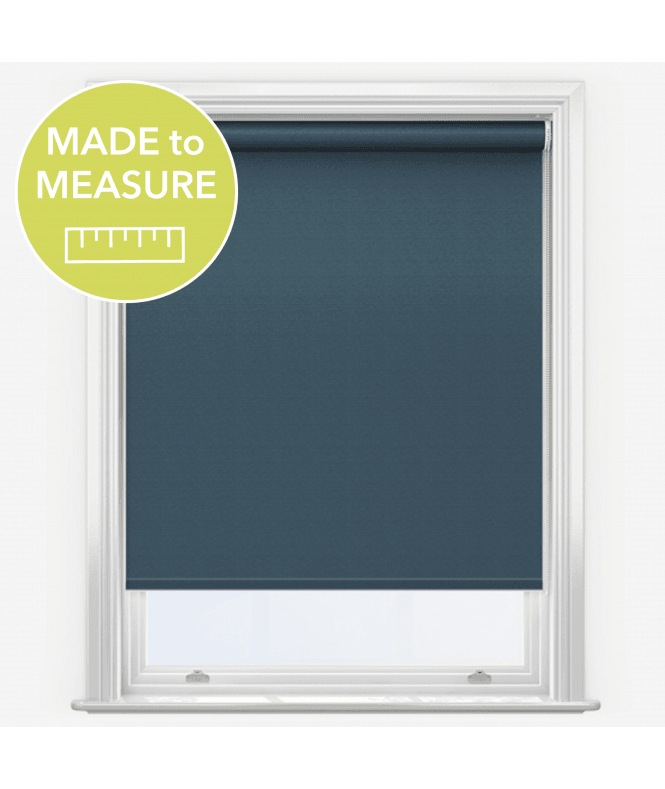 New Edge Blinds Elements Air Force Blue Made to Measure Blackout Roller Blind