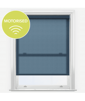 Elements Air Force Blue Made to Measure Motorised Dimout Roller Blind