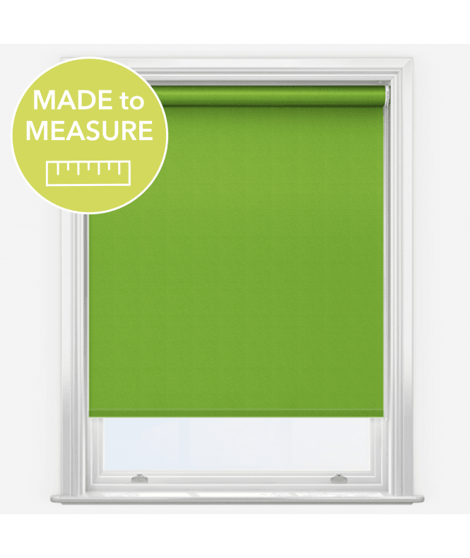 New Edge Blinds Elements Apple Green Made to Measure Blackout Roller Blind