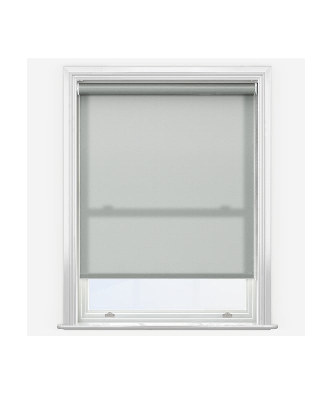 New Edge Blinds Elements Dove Grey Made to Measure Dimout Roller Blind