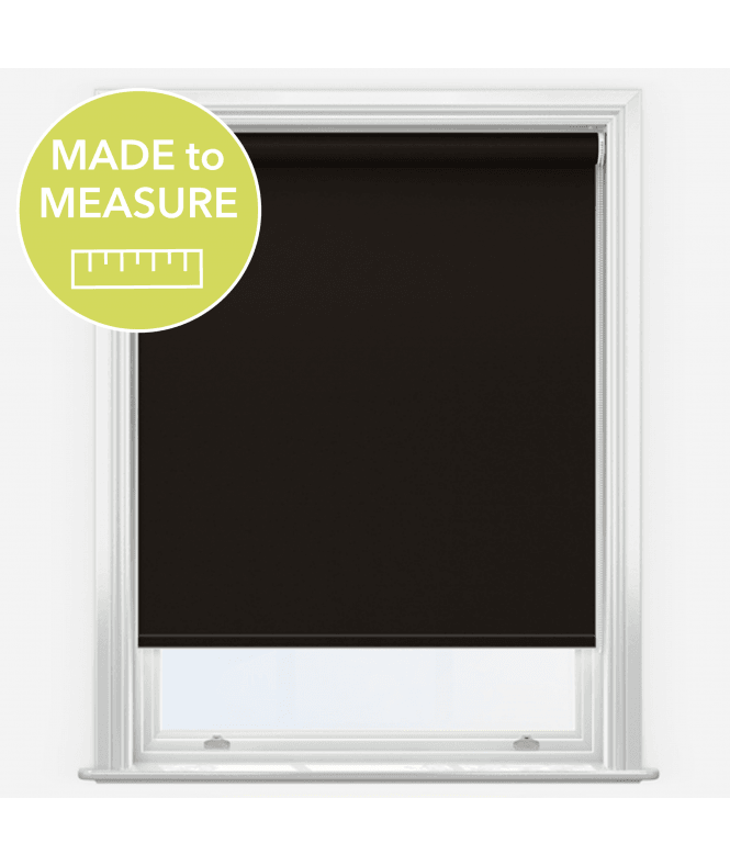 New Edge Blinds Elements Espresso Made to Measure Blackout Roller Blind