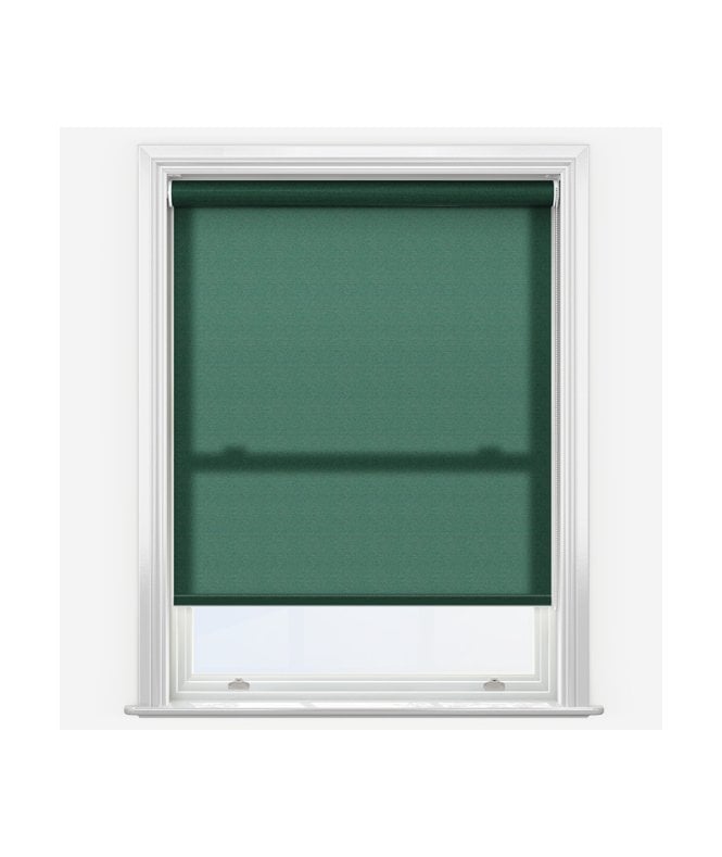 New Edge Blinds Elements Forest Green Made to Measure Dimout Roller Blind