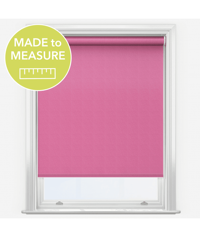 New Edge Blinds Elements Hot Pink Made to Measure Blackout Roller Blind