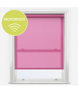 Elements Hot Pink Made to Measure Motorised Dimout Roller Blind