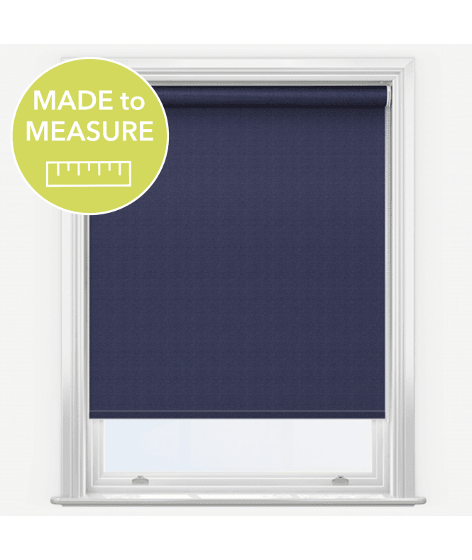 New Edge Blinds Elements Indigo Made to Measure Blackout Roller Blind