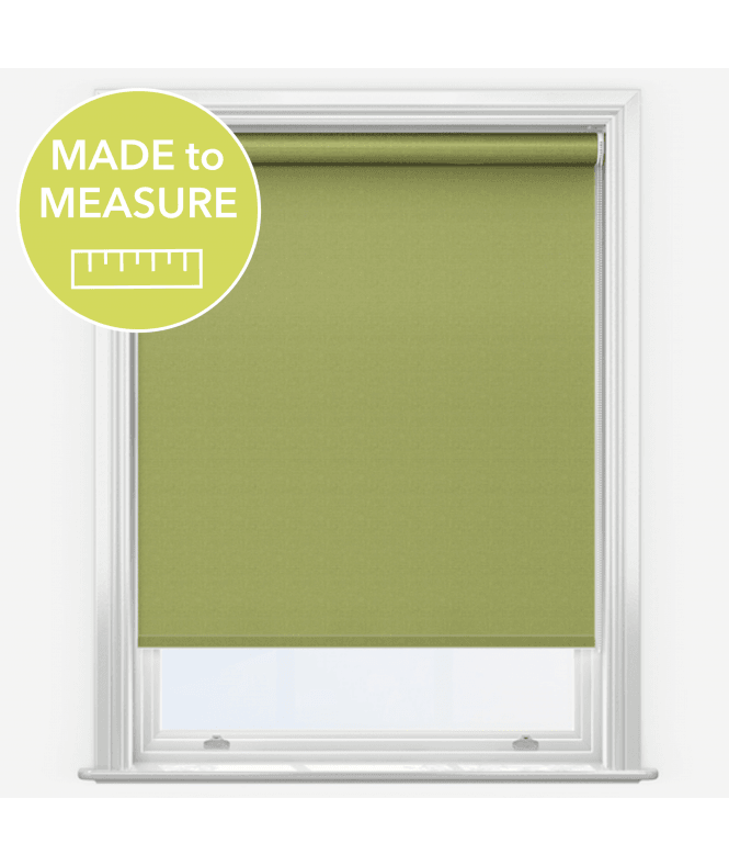 New Edge Blinds Elements Lime Made to Measure Blackout Roller Blind