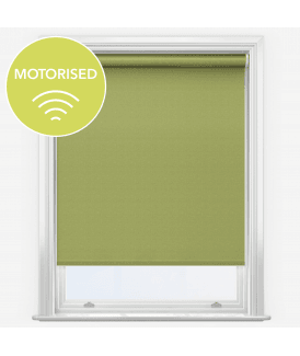 Elements Lime Made to Measure Motorised Blackout Roller Blind