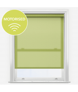 Elements Lime Made to Measure Motorised Dimout Roller Blind