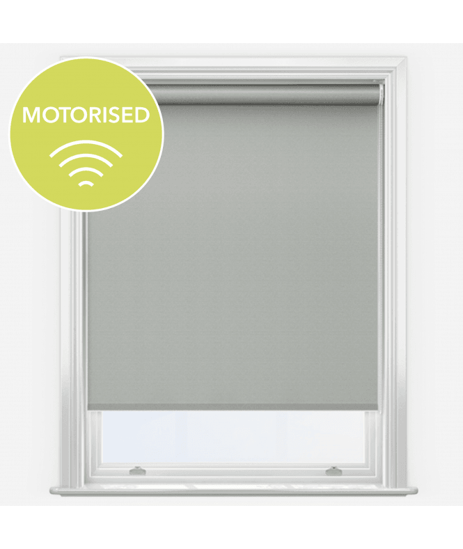 New Edge Blinds Elements Linen Made to Measure Motorised Blackout Roller Blind