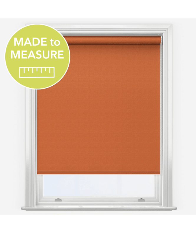 New Edge Blinds Elements Marmalade Made to Measure Blackout Roller Blind
