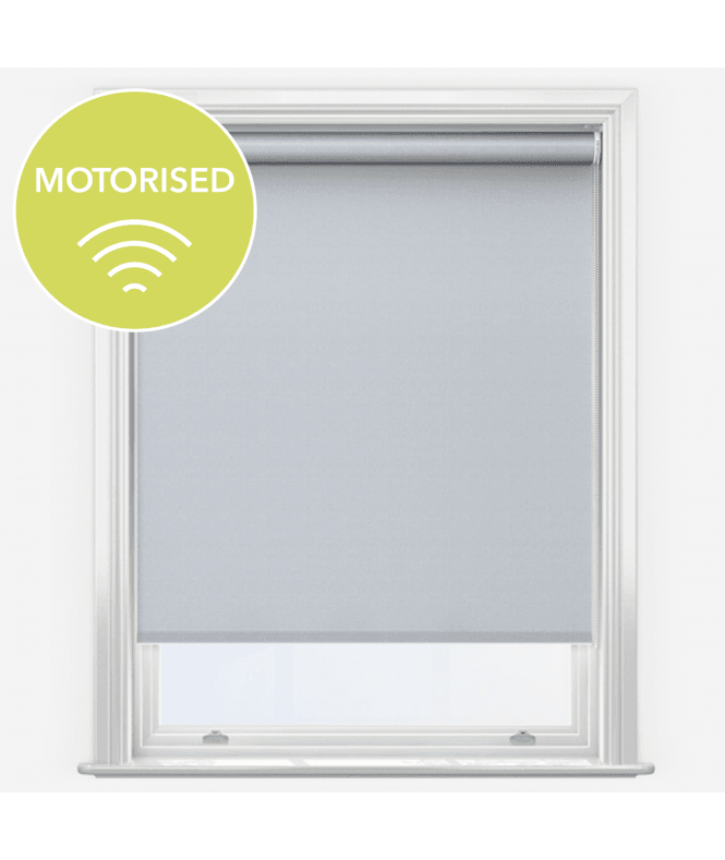 New Edge Blinds Elements Mineral Made to Measure Motorised Blackout Roller Blind