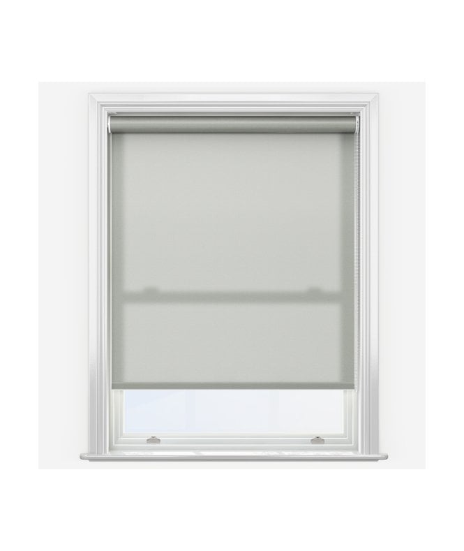 New Edge Blinds Elements Mist Grey Made to Measure Dimout Roller Blind