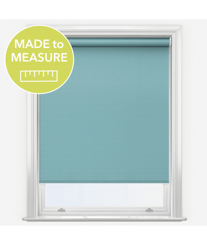 New Edge Blinds Elements Ocean Green Made to Measure Blackout Roller Blind