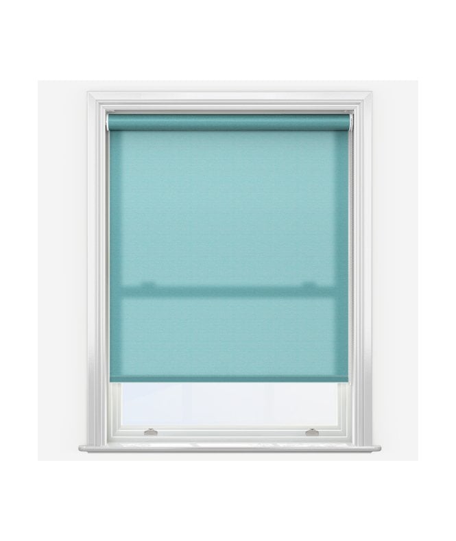 New Edge Blinds Elements Ocean Green Made to Measure Dimout Roller Blind