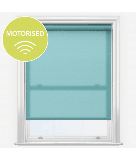 Elements Ocean Green Made to Measure Motorised Dimout Roller Blind