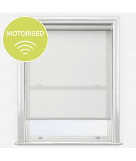 Elements Parchment Made to Measure Motorised Dimout Roller Blind