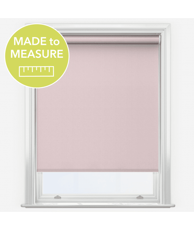 New Edge Blinds Elements Peony Pink Made to Measure Blackout Roller Blind