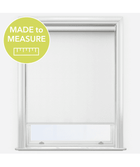 Elements Porcelain White Made to Measure Blackout Roller Blind