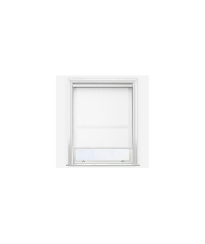 New Edge Blinds Elements Porcelain White Made to Measure Dimout Roller Blind