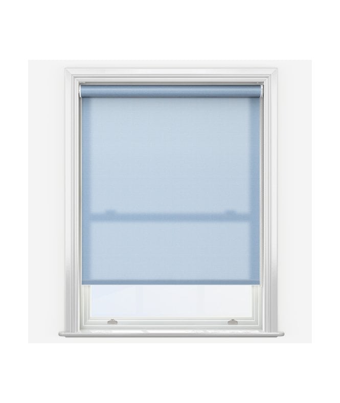 New Edge Blinds Elements Powder Blue Made to Measure Dimout Roller Blind