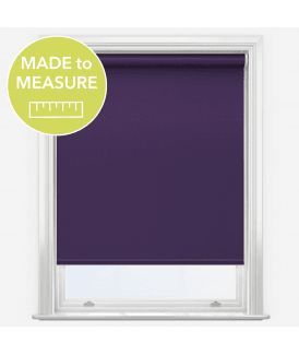 Elements Purple Made to Measure Blackout Roller Blind