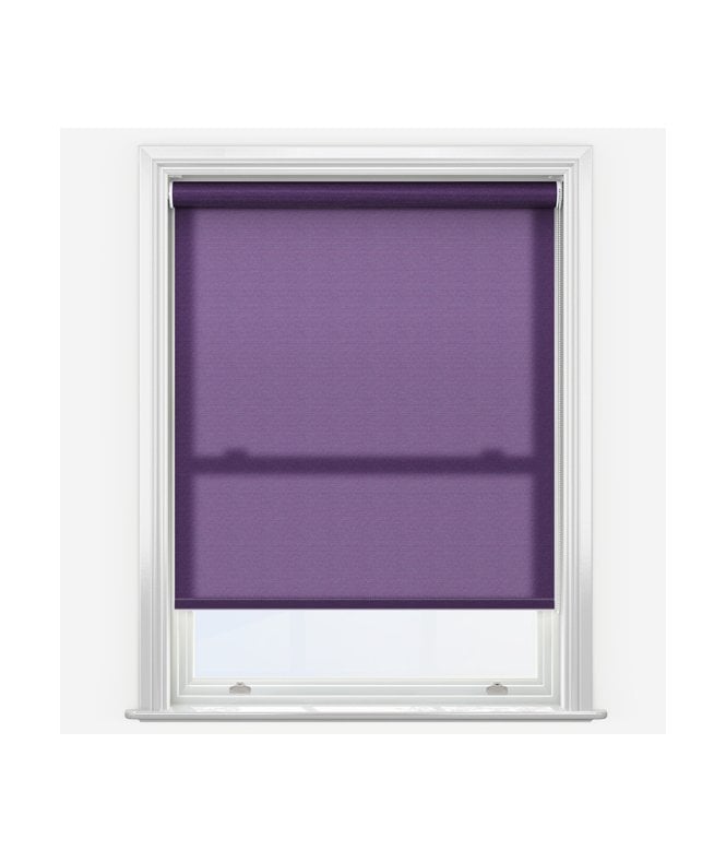 New Edge Blinds Elements Purple Made to Measure Dimout Roller Blind
