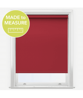 Elements Red Made to Measure Blackout Roller Blind