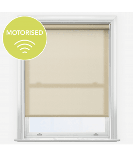 Elements Sand Made to Measure Motorised Dimout Roller Blind