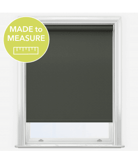 Elements Shadow Grey Made to Measure Blackout Roller Blind
