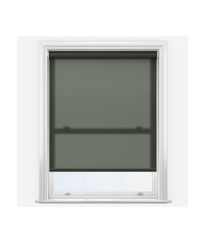 New Edge Blinds Elements Shadow Grey Made to Measure Dimout Roller Blind