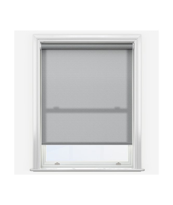 New Edge Blinds Elements Storm Grey Made to Measure Dimout Roller Blind