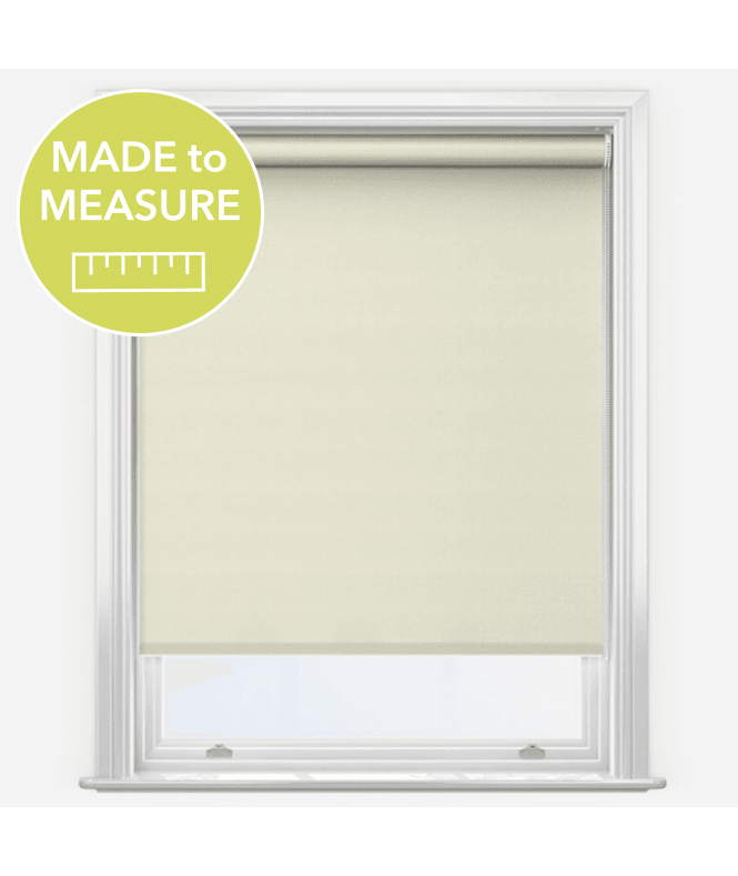 New Edge Blinds Elements Vanilla Cream Made to Measure Blackout Roller Blind