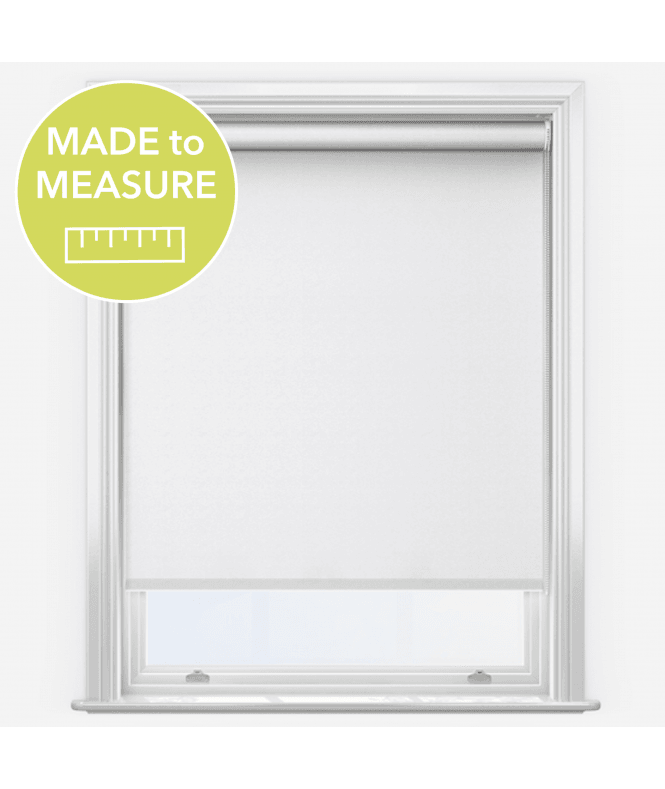 New Edge Blinds Elements White Made to Measure Blackout Roller Blind