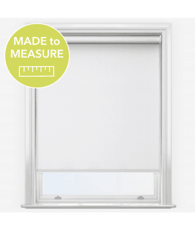 Elements White Made to Measure Blackout Roller Blind
