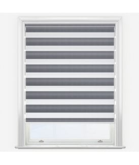 Enkel Urban Grey Dimout Day & Night Roller Blind