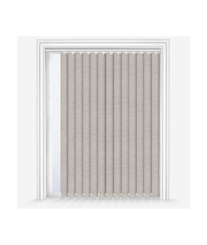 New Edge Blinds Ennis Angora Custom Made Dimout Vertical Blind