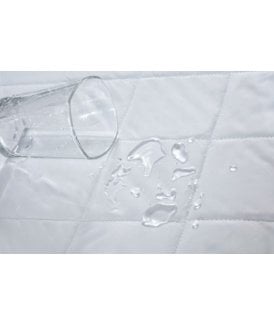 Evernight Collection Waterproof Microfibre Quilted Extra Deep Mattress Protector in White