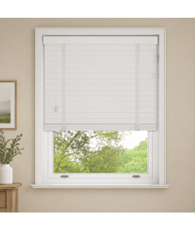 Faux Wood ready made Venetian Blinds With Tapes (50mm Slats)