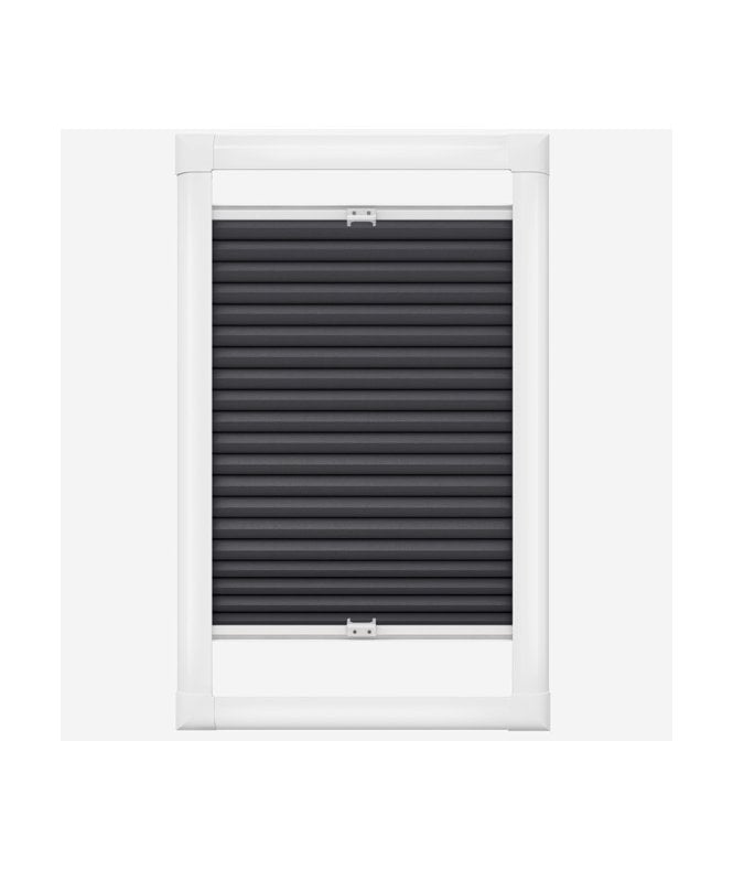 New Edge Blinds FITtoFRAME Honeycomb Self Adhesive Cellular Blockout Blind in Anthracite