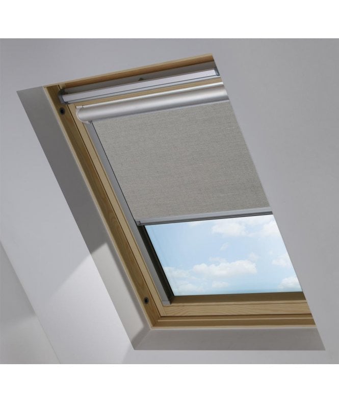 New Edge Blinds Fog Grey Blackout Skylight Blind for VELUX® Roof Windows (V Codes)