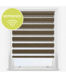 Forme Oak Motorised Dimout Day & Night Roller Blind