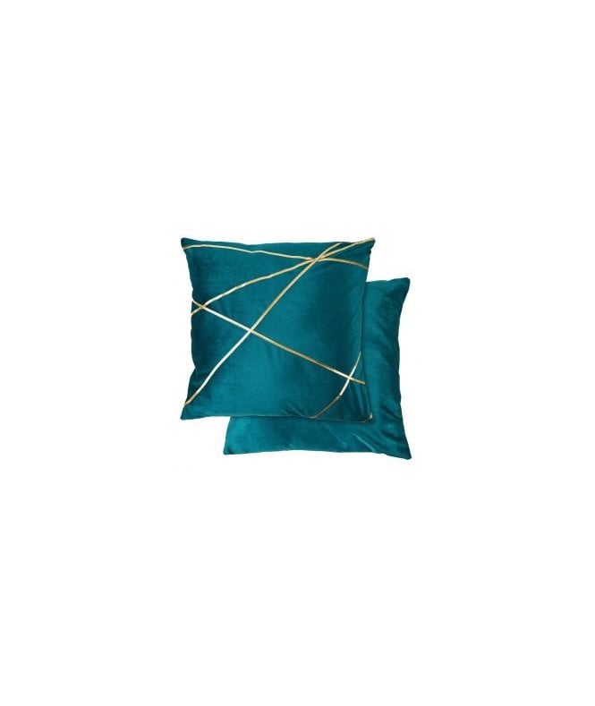 New Edge Blinds Fractal Collection Cushion Cover in Emerald