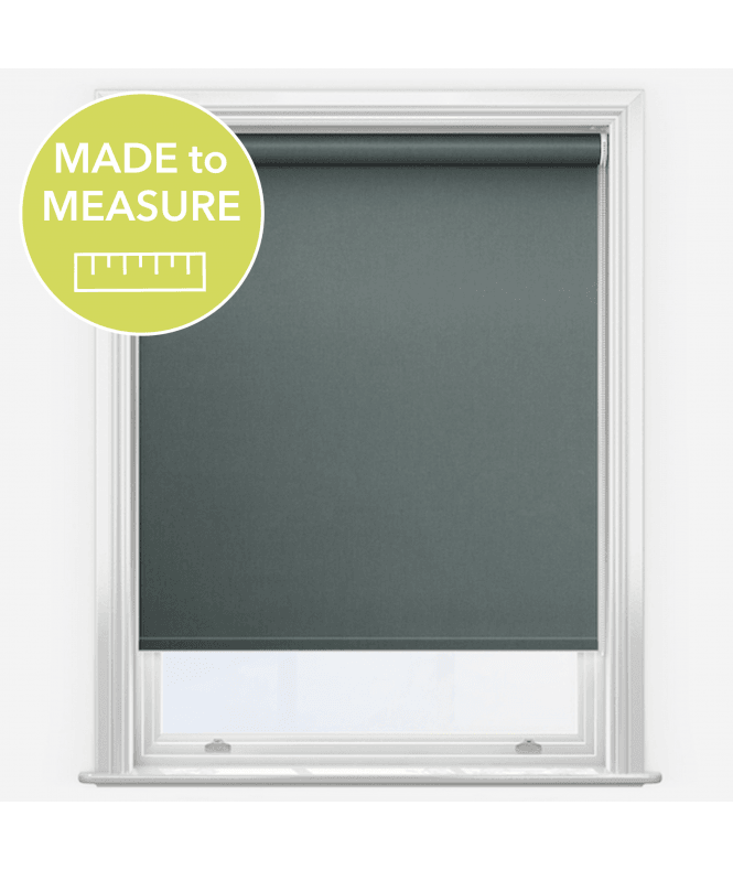 New Edge Blinds Fusion Anthracite Grey Made to Measure Blackout Roller Blind