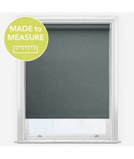 Fusion Anthracite Grey Made to Measure Blackout Roller Blind