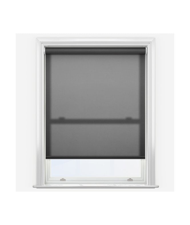 New Edge Blinds Fusion Anthracite Made to Measure Dimout Roller Blind