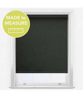Fusion Black Made to Measure Blackout Roller Blind