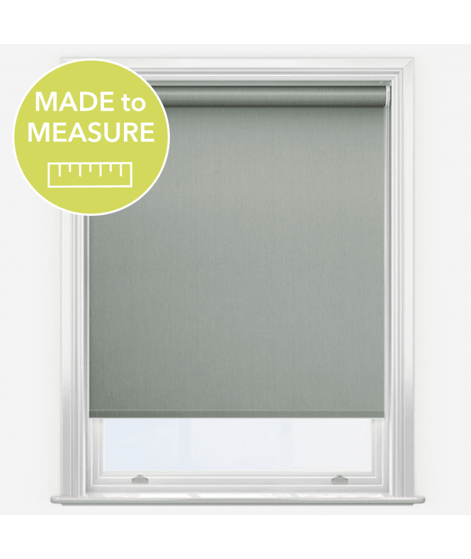 New Edge Blinds Fusion Cool Grey Made to Measure Blackout Roller Blind