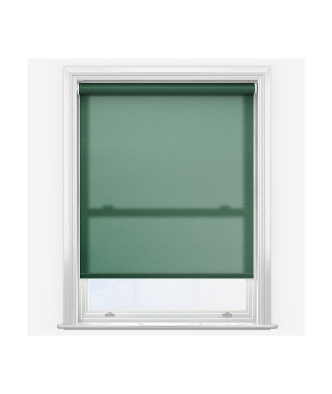 New Edge Blinds Fusion Hunter Green Made to Measure Dimout Roller Blind